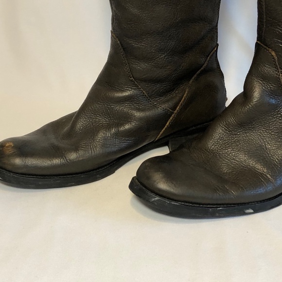Miz Mooz Green Leather Boots - Picture 7 of 15